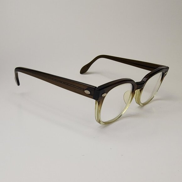 Vintage 1950s SRO USA Brown 6 Eye Glasses - Picture 3 of 8